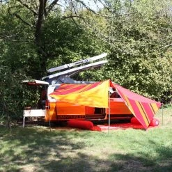 VERBINDBARES SONNENSEGEL ZIP-PROTECT CANVAS SINGLE - Tarp -Outdoor-Campingausrüstung 5637945741 m connectable tarp zipprotect canvas single bent 24