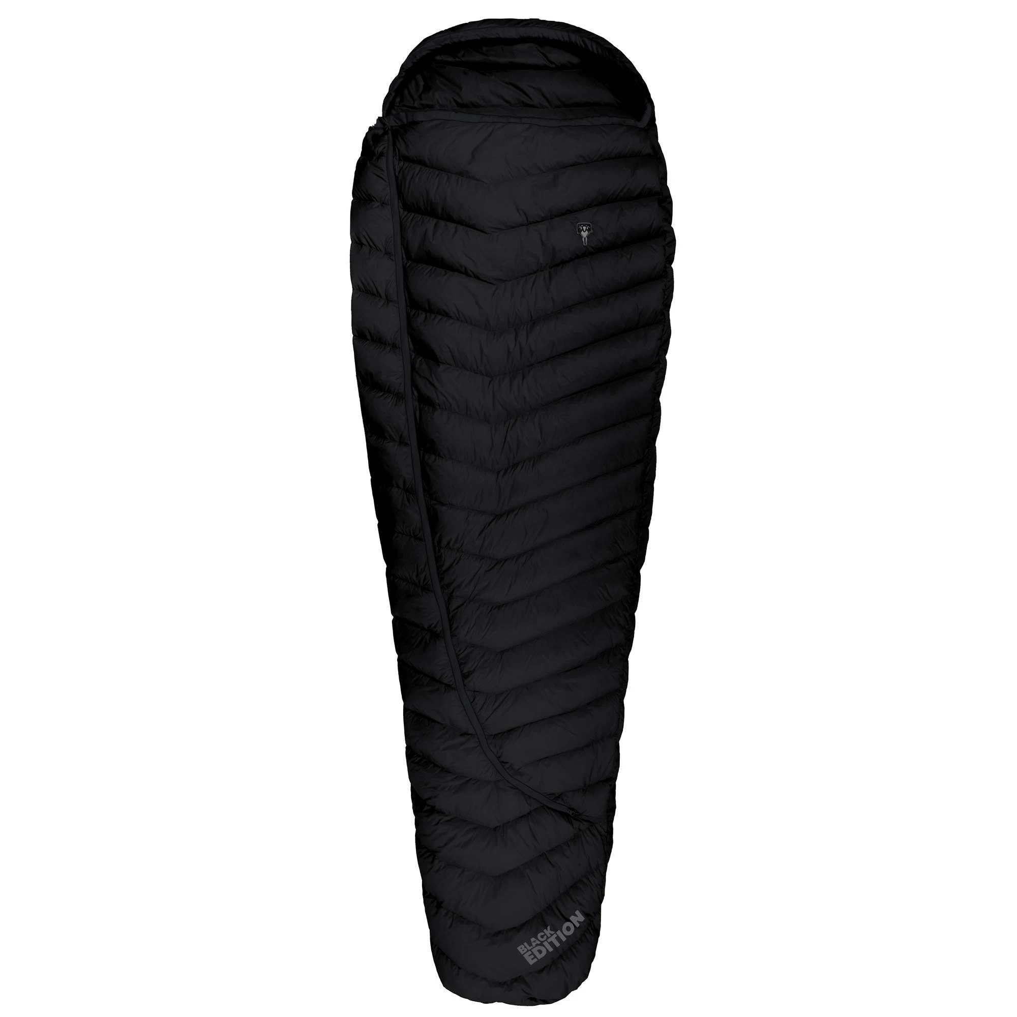 Grüezi Bag BIOPOD DOWNWOOL EXTREME LIGHT 185 BLACK EDITION - Sommerschlafsack