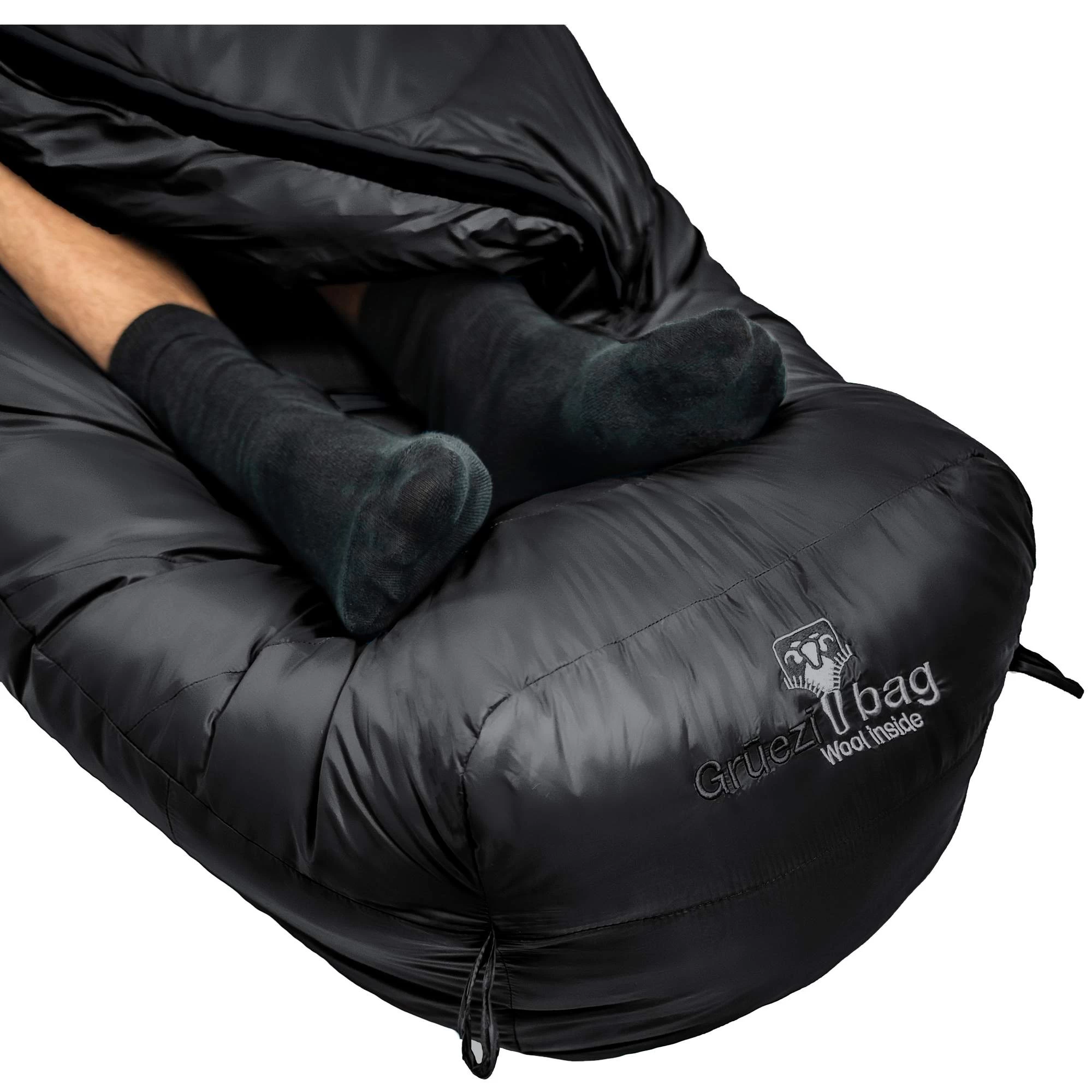 Grüezi Bag BIOPOD DOWNWOOL SUBZERO 185 BLACK EDITION – Bild 8