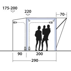 Outwell PARKVILLE 200SA - Busvorzelt 26 Outwell PARKVILLE 200SA - Busvorzelt -Outdoor-Campingausrüstung 5638031663 m parkville 200sa outwell 24