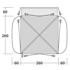Outwell BREMBURG AIR - Busvorzelt -Outdoor-Campingausrüstung 5638031665 h bremburg air outwell 24