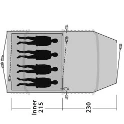 Outwell STARHILL 4A - Familienzelt 33 Outwell STARHILL 4A - Familienzelt -Outdoor-Campingausrüstung 5638031667 o starhill 4a outwell 24