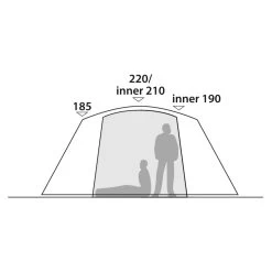 Robens COBRA STONE 5 - Familienzelt -Outdoor-Campingausrüstung 5638037124 l cobra stone 5 robens 24
