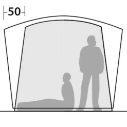 Robens COBRA STONE 5 - Familienzelt -Outdoor-Campingausrüstung 5638037124 m cobra stone 5 robens 24